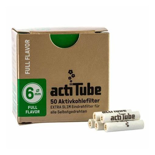 ACTI TUBE Extra SLIM AKTÍV SZÉN SZŰRŐ 50 DB