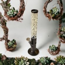 Sklenené bongo Greenline 35 cm čierne