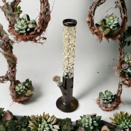 Sklenené bongo Greenline 35 cm čierne