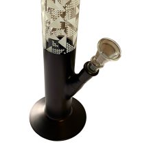 Sklenené bongo Greenline 35 cm čierne